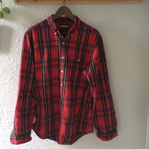 Rugby Ralph Lauren flannel button down shirt